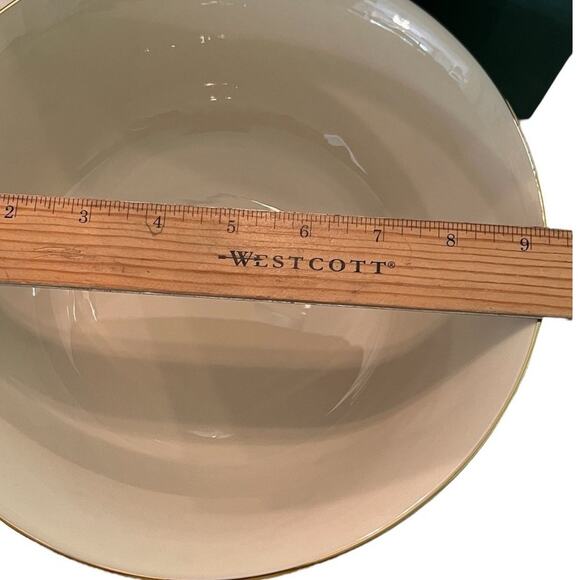 Vintage Lenox Footprints In the Sand Poem Bowl NEW IN BOX Embossed (B) - Picture 4 of 10